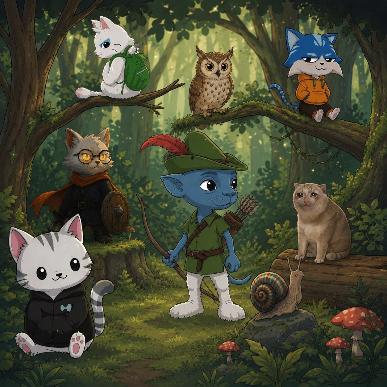 The whole Hollow gathered