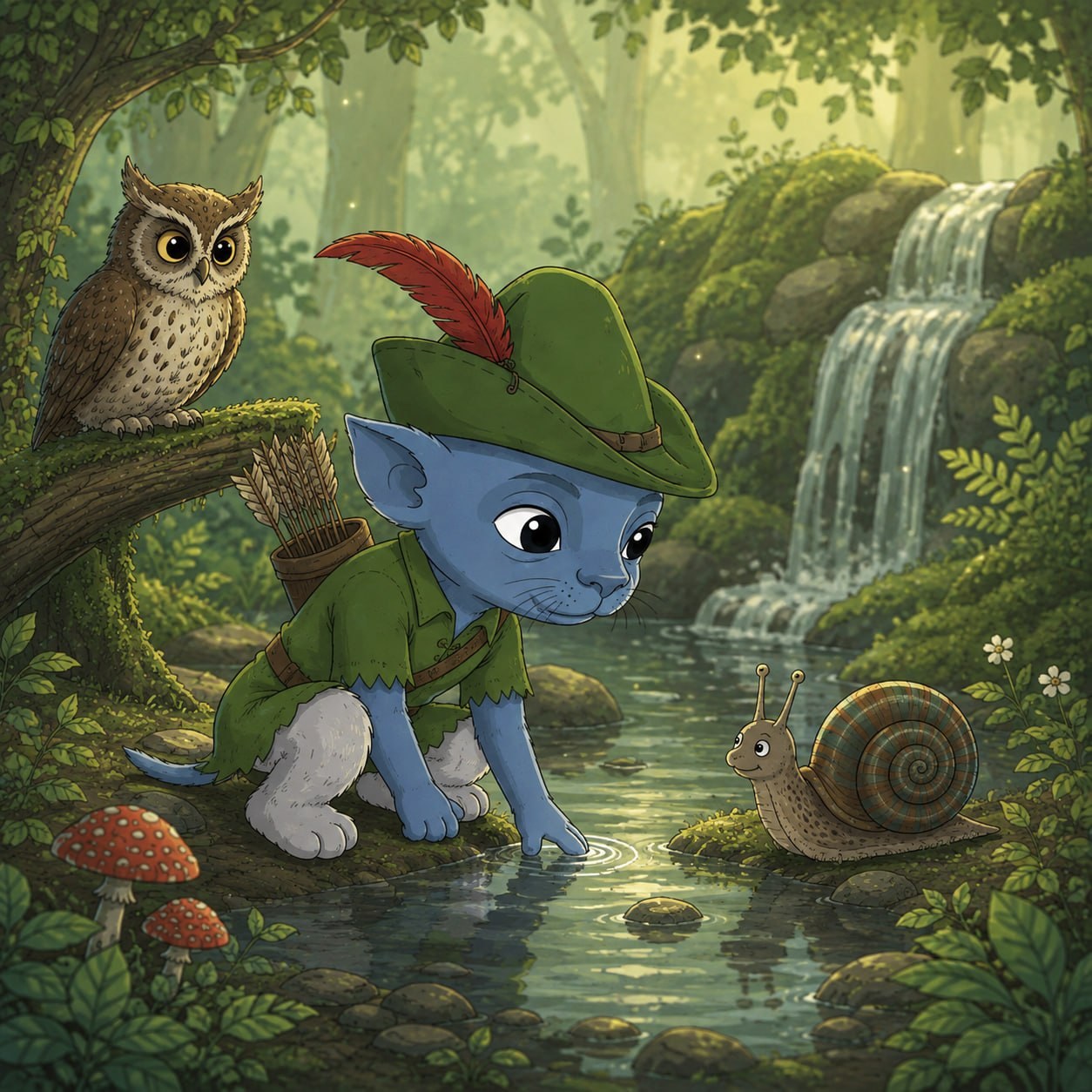 Touching the stream
